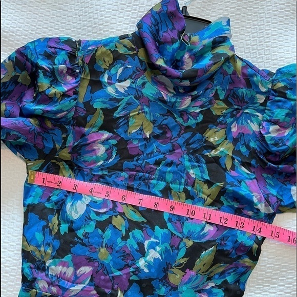 RONNY KOBO Annika Floral High Neck Mini Dress - Picture 12 of 16